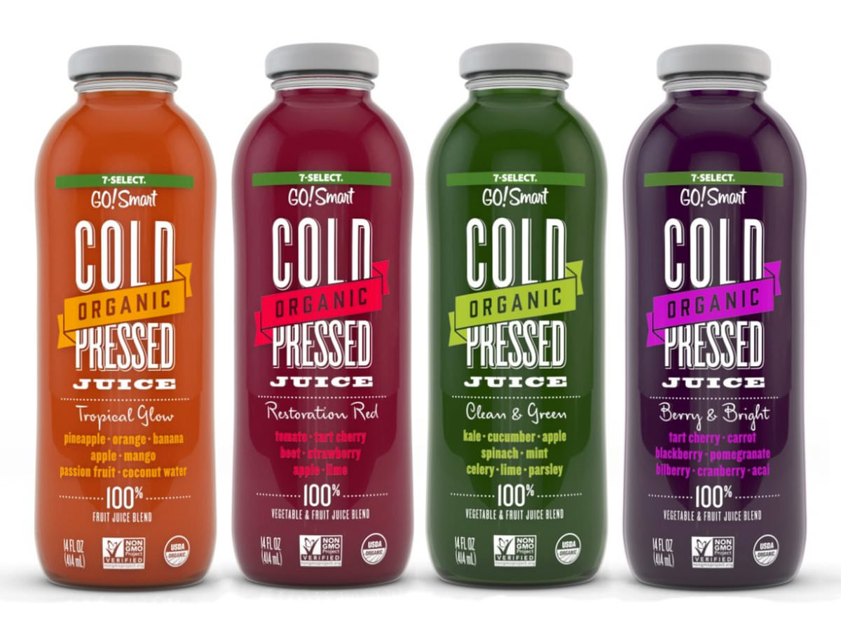 Grab A Free 7-Select Organic Cold Pressed Juice!