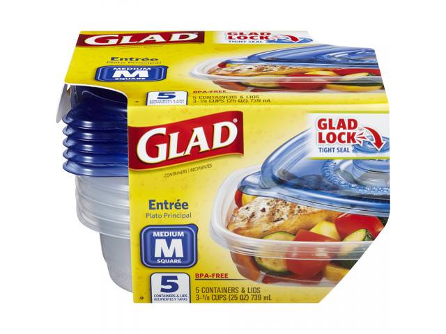 Grab Free Glad Food Storage Containers!