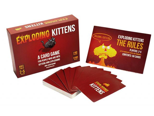 Grab A Free Exploding Kittens Card Game!