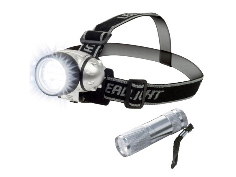 Get A Free Stalwart 12 LED Headlamp PLUS 6 LED Flashlight Super Set!