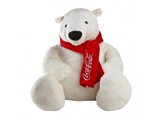 plush coca cola bear