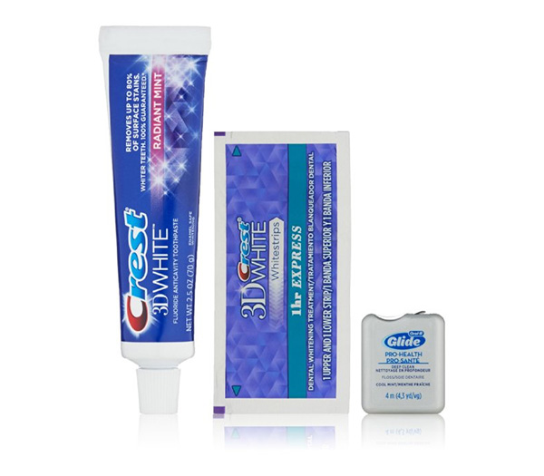 Get A Free Crest 3D White 1 Hour Express Whitestrip Sample Kit!