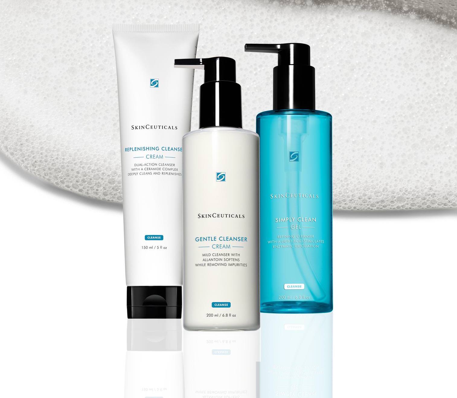 Get 3 Free SkinCeuticals Cleaners!