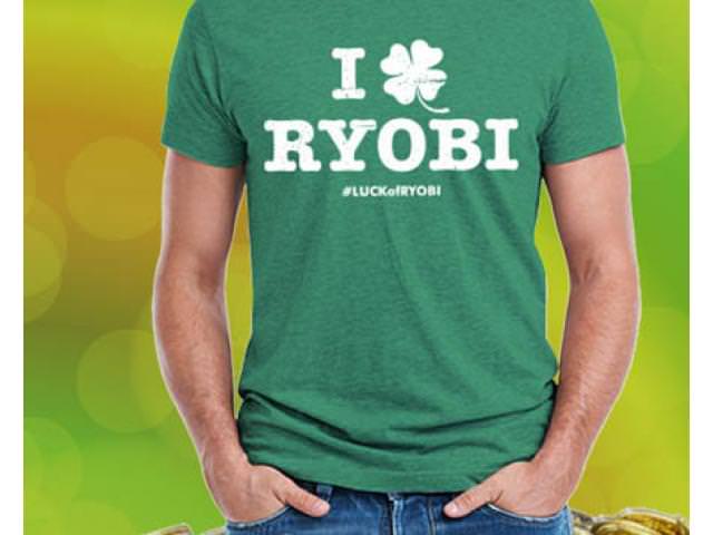 Grab A Free T-Shirt From Ryobi!