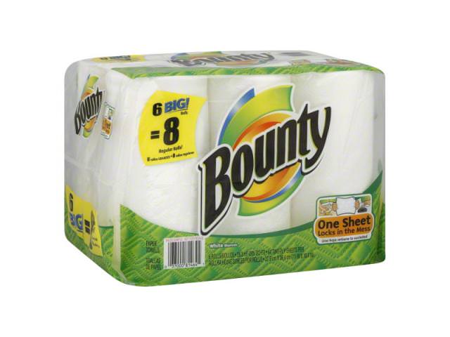 Grab A Free Pack Of 6 Bounty Super Roll Paper Towels!