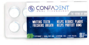 Get A FREE Confadent Chewing Gum!