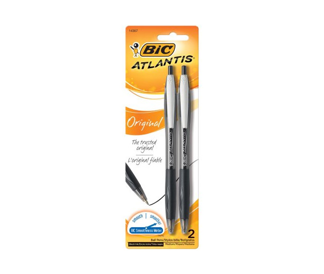 Get A Free Atlantis Original Medium Point 2-Pack Pen From Walmart!