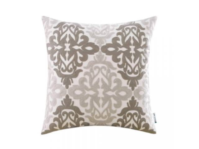 Grab A Free Cotton Embroidered Decorative Grey Throw Pillow Cover!