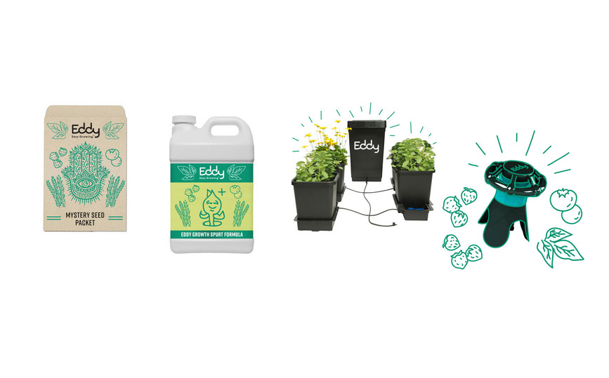 Get Free Eddy Seeds, Gardening Tools And Hydro System!