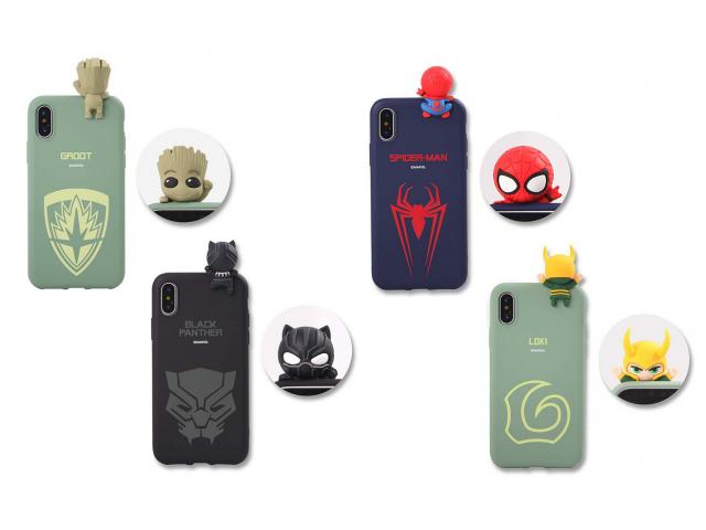 Free Marvel Figure Color Jelly Case!