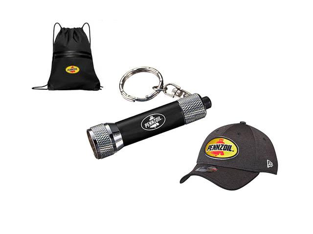 Grab A Free Pennzoil Backpack, Flashlight, Keychains And More!