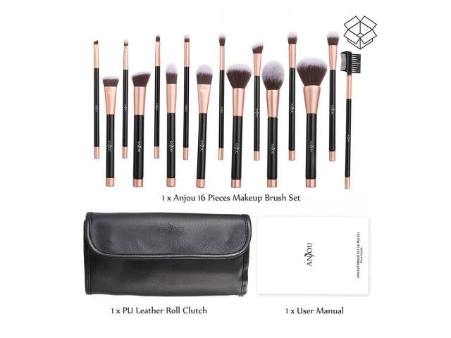 Grab A Free Anjou Makeup Brush Set, 16pcs!