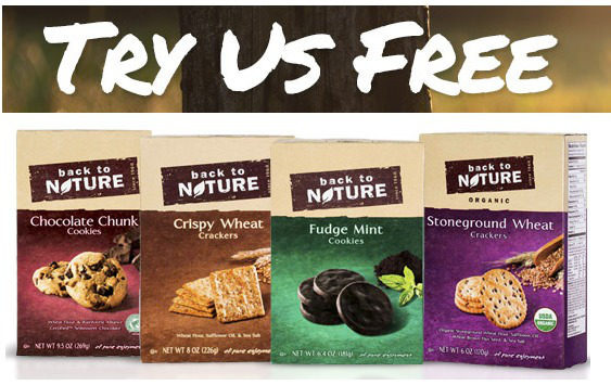 Grab Free Back To Nature Cookies or Crackers! Hurry!