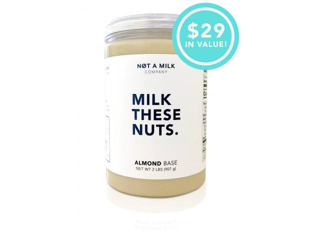 Grab A Free Almond Nut Milk Base!