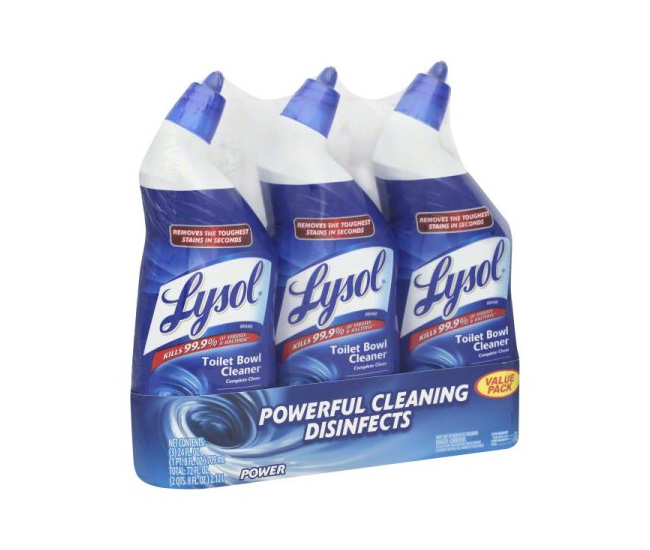 Get A Free 3 Pack Of Lysol Toilet Bowl Cleaner!