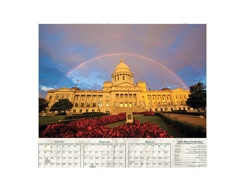 Grab A Free Arkansas 2019 Wall Calendar!