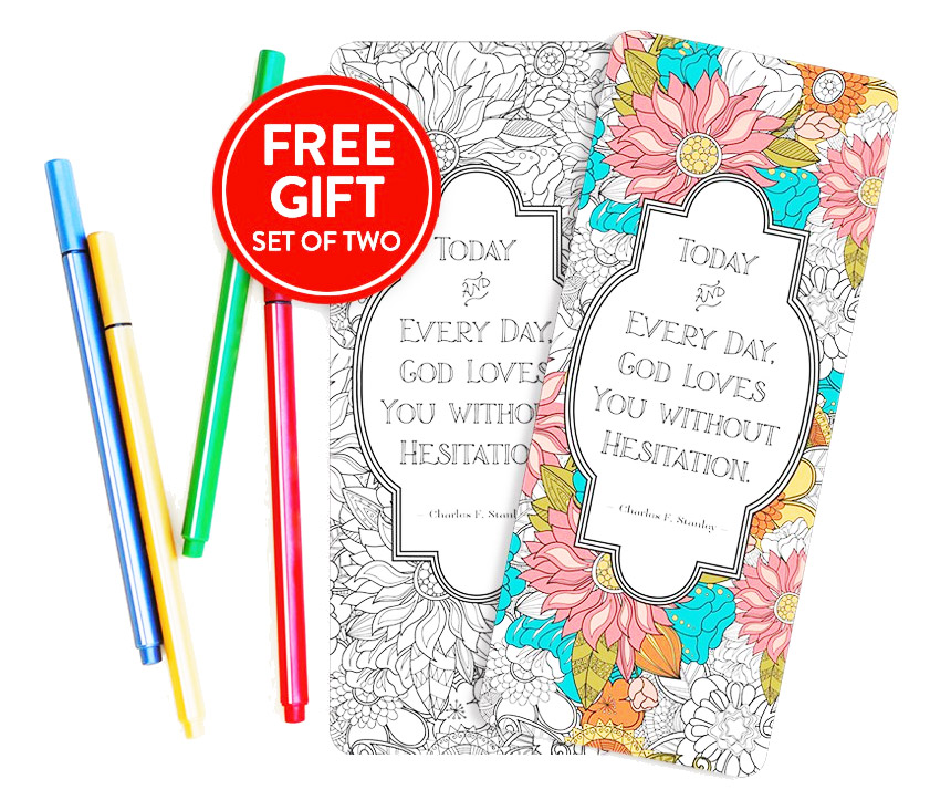 Get A Free Set of Coloring Bookmarks!