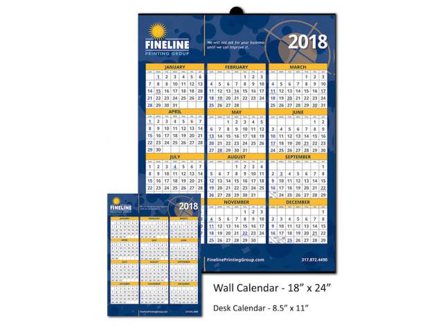 Grab A Free Fineline Printing Wall & Desk Calendar!