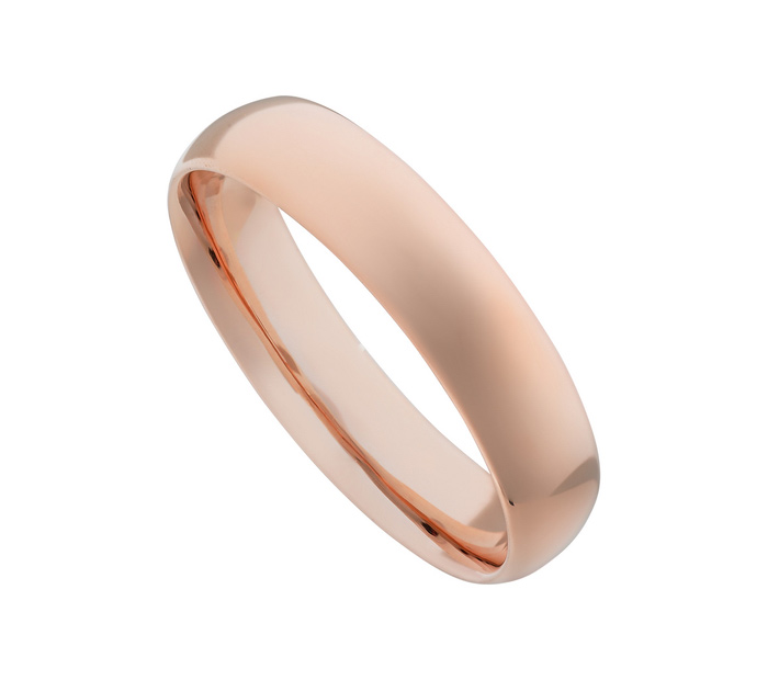 Get A Free Glossy Mirror Polished Rose Gold Stainless Steel Ring!