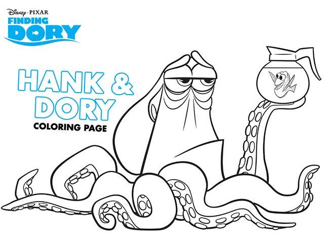 Grab Free Disney’s Finding Dory Coloring Pages!