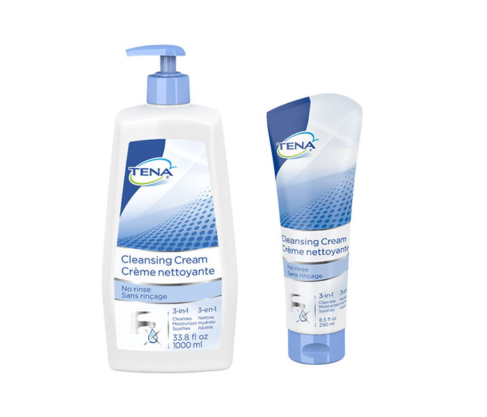 Get A Free Tena Skin-Caring Wash Cream & Free Wipes!