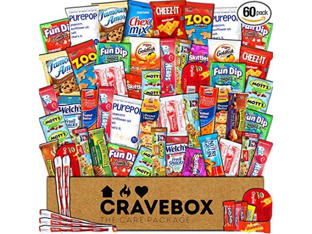 Grab A Free CraveBox - Deluxe Care Package Snack Box (60 Count)!