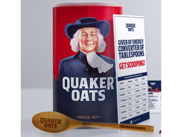 Grab A Free Quaker Old Fashioned Oats & A Wooden Mixing Spoon!