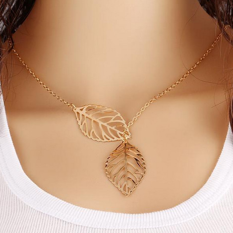 Get A Free Gold Leaf Necklace! (no shipping fee)