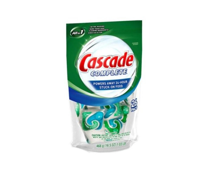 Get A Free Cascade Complete ActionPacs Dishwasher Detergent (25 Count)!