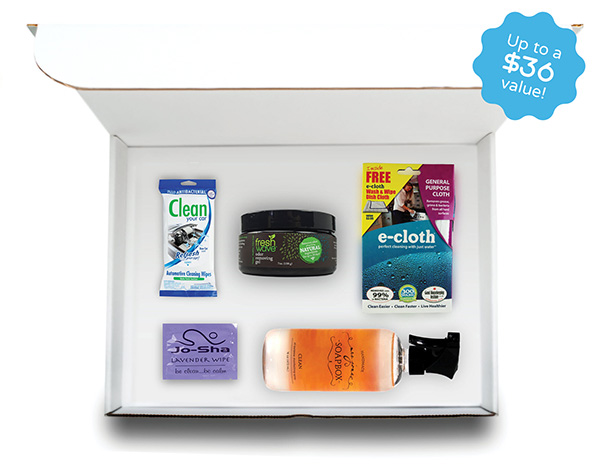 Get A Free eGermency Cleaning Product Box!