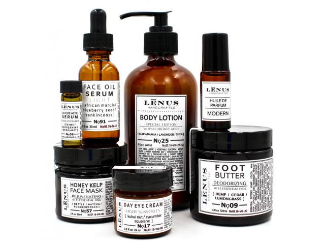 Get 5 Free LENUS Handcrafted Skincare Samples!