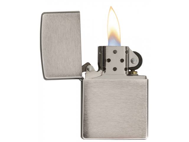 Grab A Free Zippo Brushed Chrome Lighter!