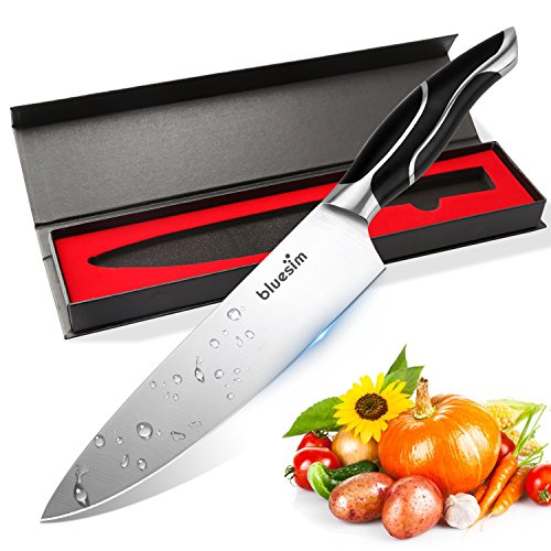 Chef’s Knife, Bluesim 7.5 Inch Professional Kitchen Knife With