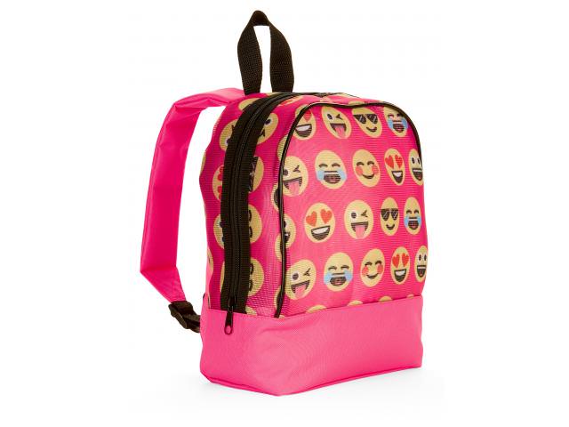 Grab A Free Emoji Faces Mesh Mini Backpack!