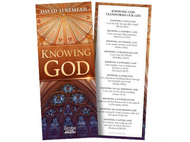 Grab A Free Knowing God Bookmark!