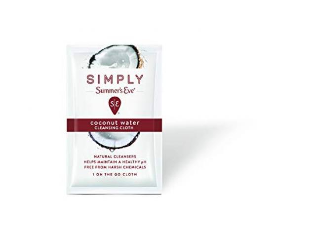 Grab Free Summer’s Eve Simply Coconut Water Cleansing Cloths!