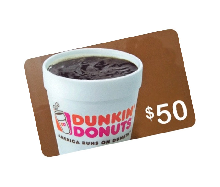 Get A Free $50 Dunkin’ Donuts Gift Card From Coca Cola!