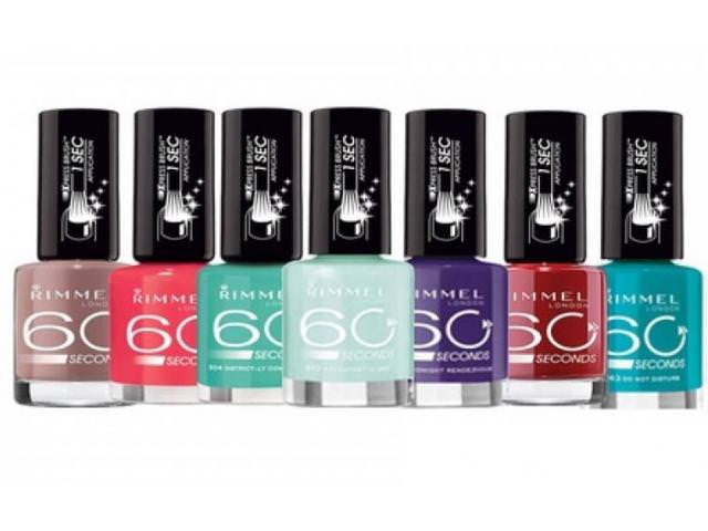 Grab A Free Rimmel 60 Seconds Nail Polish!