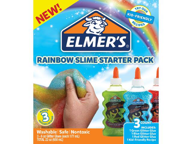 Grab A Free Rainbow Glitter Slime Starter Pack!