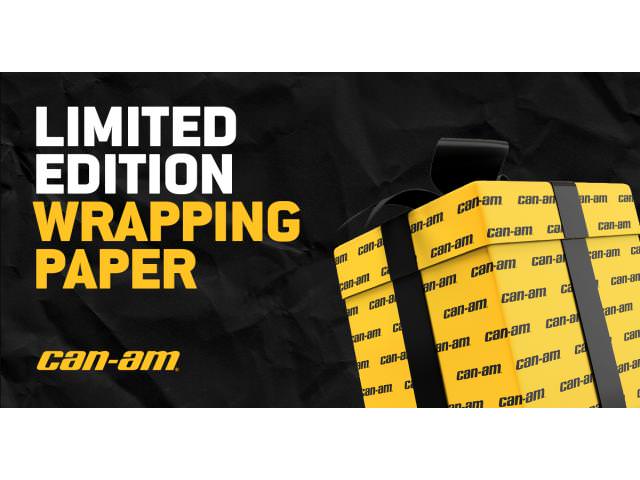 Grab Free Can-Am Wrapping Paper!