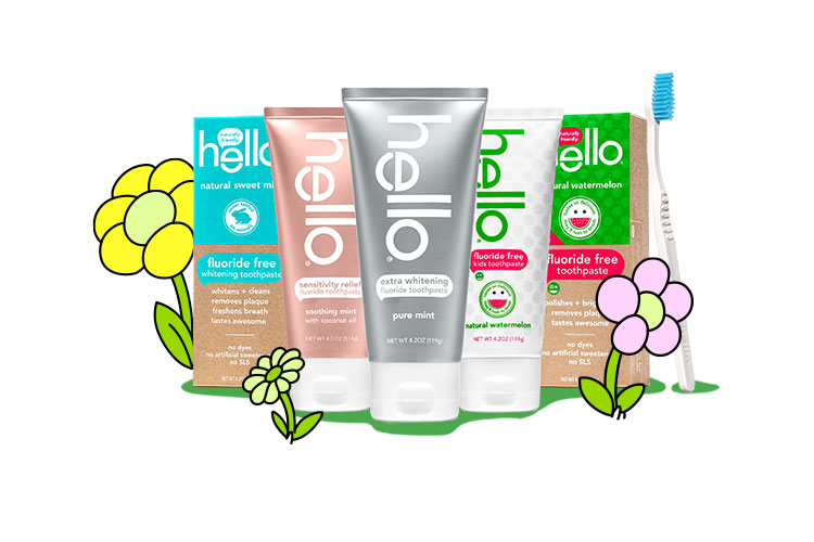 Get A Free Hello Whitening Mint Toothpaste!