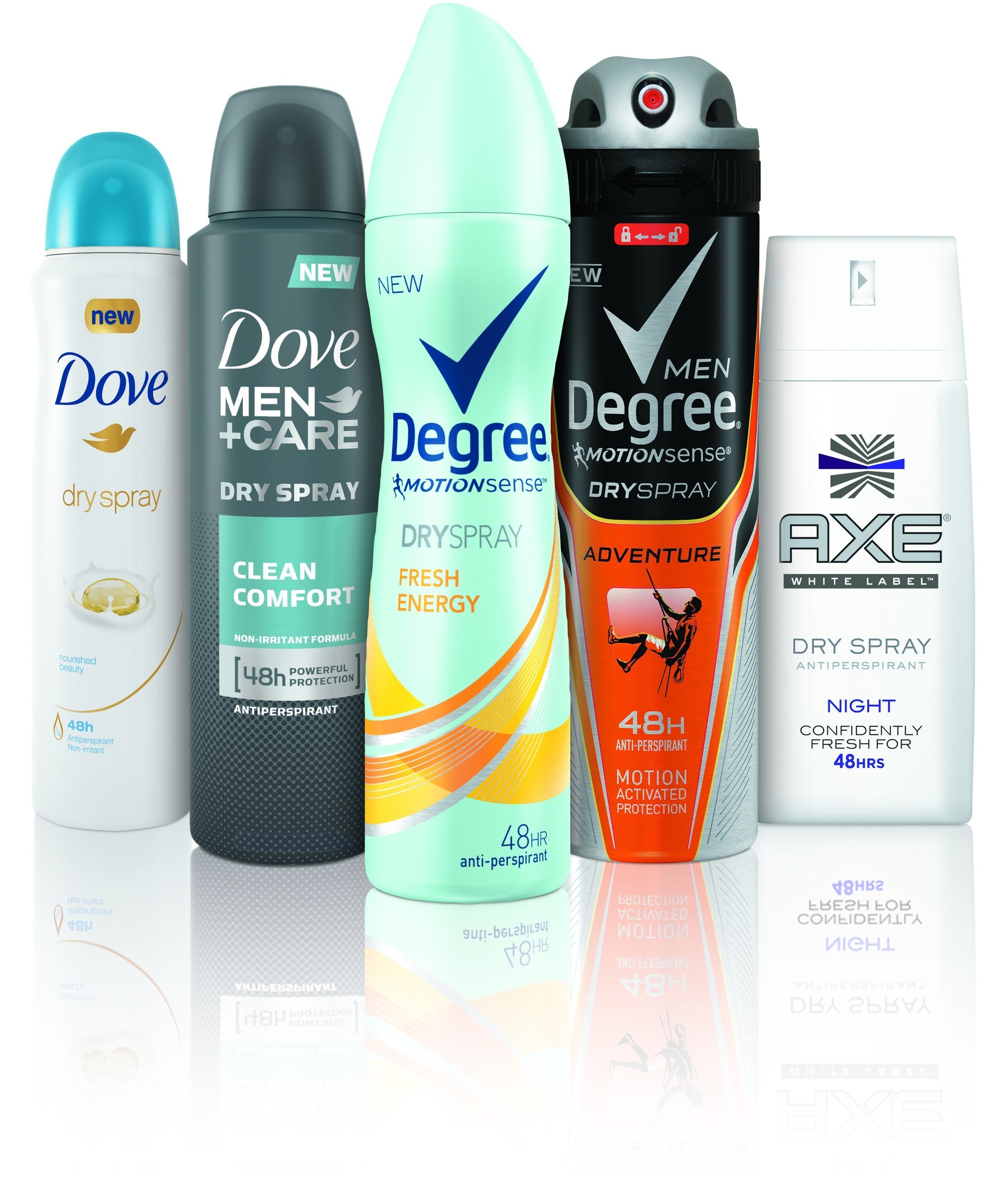 FREE Full Size Dove, Degree, or Axe Dry Spray Deodorant!