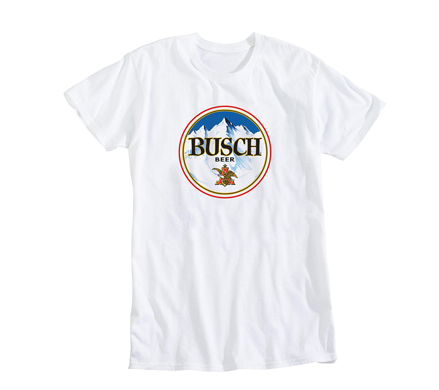 Get A FREE Busch T-Shirt, Hat or Coolie!